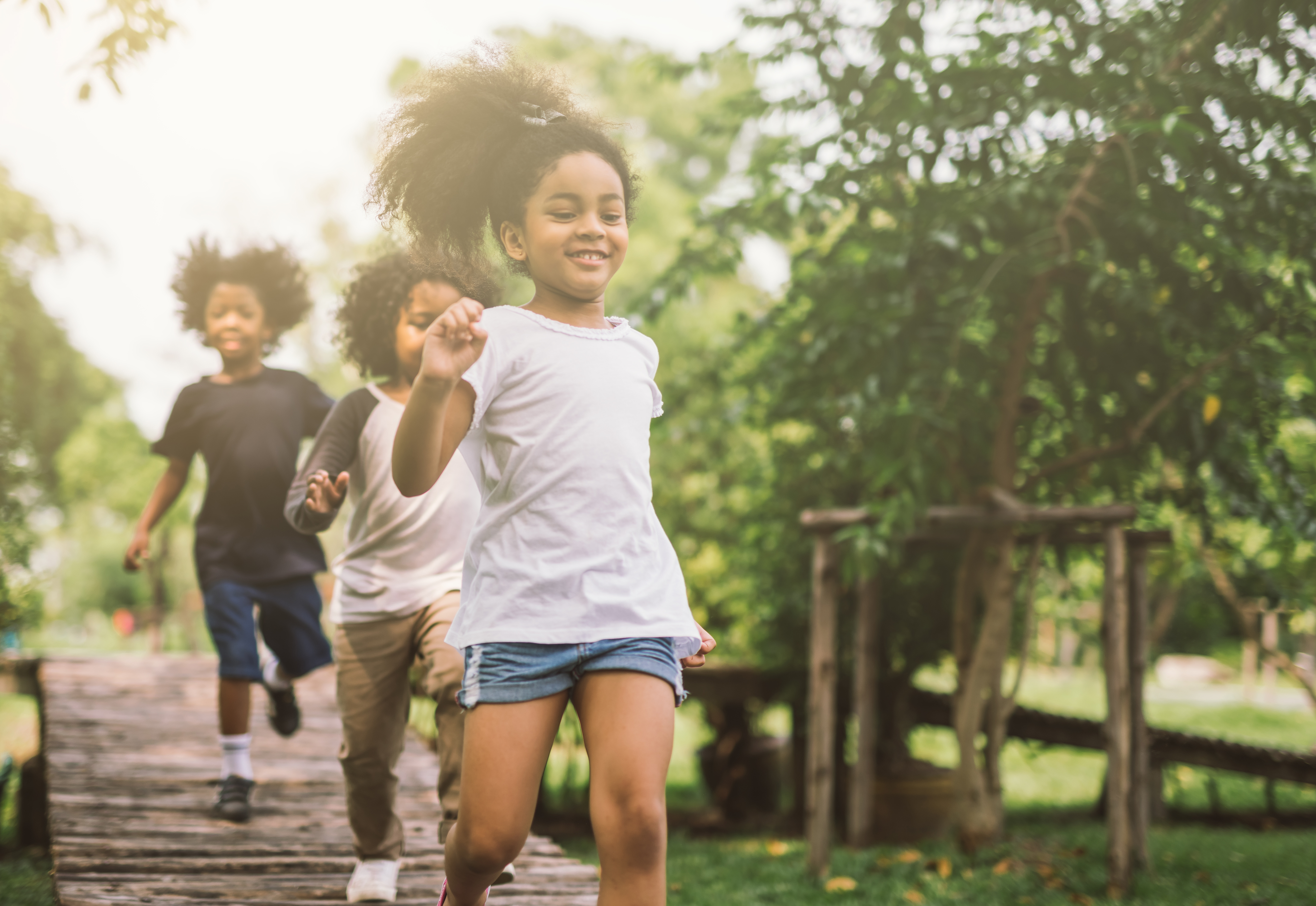 Kids playing outdoor